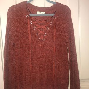 Red Knit Sweater